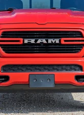 Rough Country Tow Hook Brackets for Ram 1500 2019-2021, Forged Steel, Black Powder-Coat Finish                                     - RS182 - Image 6