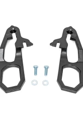 Rough Country Tow Hook Brackets & Bezel Combo for 2019-2021 Ram 1500, Forged Steel, ABS                                     - RS185 - Image 6