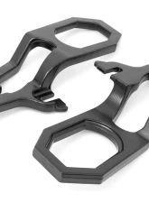 Rough Country Tow Hook Brackets & Bezel Combo for 2019-2021 Ram 1500, Forged Steel, ABS                                     - RS185 - Image 2