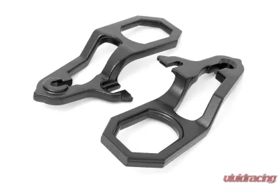 Rough Country Tow Hook Brackets & Bezel Combo for 2019-2021 Ram 1500, Forged Steel, ABS - RS185