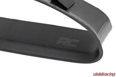 Rough Country Tow Hook Brackets & Bezel Combo for 2019-2021 Ram 1500, Forged Steel, ABS - RS185