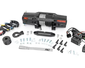 Rough Country 6500-LB Winch W/ Remote UTV Synthetic Rope