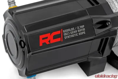 Rough Country 6500-LB Winch W/ Remote UTV Synthetic Rope - RS6500SA