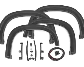 Rough Country Fender Flares Sport GBA Black Chevy Silverado 1500 2WD | 4WD 2019-2025 & Classic