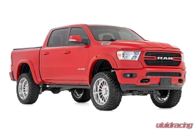 Rough Country Sport Fender Flares PR4 Flame Red for Ram 1500 2019-2024, 5" Height - S-D10914-PR4