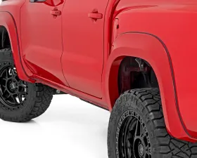 Rough Country Fender Flares Sport QAK Glacier White Nissan Frontier 2WD | 4WD 22-25