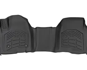 Rough Country Sure-Fit Floor Mats Front Over Hump for 2019-2025 Chevrolet/GMC Crew Cab