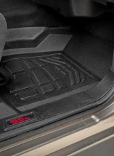Rough Country Sure-Fit Floor Mats for Chevy GMC 1500 1999-2006 & Classic, All-Weather Rubber                                     - SM29912A - Image 3