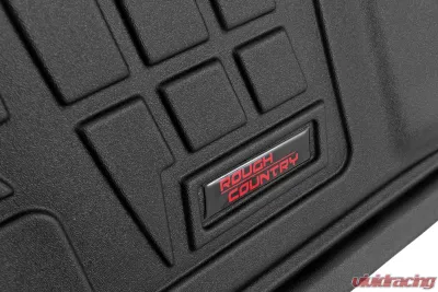 Rough Country Sure-Fit Floor Mats for Chevy GMC 1500 1999-2006 & Classic, All-Weather Rubber - SM29912A