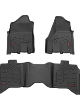 Rough Country Sure-Fit Floor Mats for Ram 2500/3500 2019-2024, Front & Rear, Thermoplastic Rubber                                     - SM31430 - Image 3
