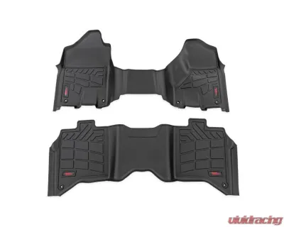 Rough Country Sure-Fit Floor Mats for Ram 2500/3500 2019-2024, Front & Rear Over Hump - SM31530