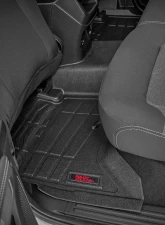 Rough Country Sure-Fit Floor Mats Front & Rear for 2024 Ford Ranger Crew Cab                                     - SM51003 - Image 4