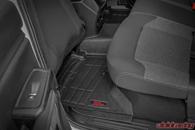 Rough Country Sure-Fit Floor Mats Front & Rear for 2024 Ford Ranger Crew Cab - SM51003