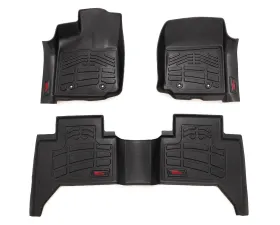 Rough Country Sure-Fit Floor Mats FR & RR Toyota Tacoma 2WD | 4WD 2016-2023