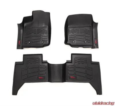 Rough Country Sure-Fit Floor Mats FR & RR Toyota Tacoma 2WD | 4WD 2016-2023 - SM71216