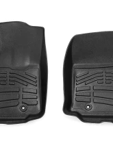 Rough Country Sure-Fit Floor Mats for 2016-2023 Toyota Tacoma Double Cab, Thermoplastic Rubber                                     - SM7121 - Image 3