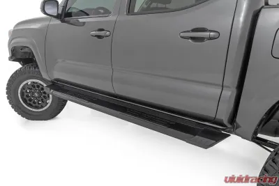 Rough Country HD2 Aluminum Running Boards Double Cab Toyota Tacoma 2WD | 4WD 2005-2023 - SRB051785A