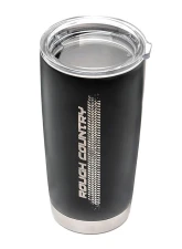 Rough Country 20 OZ Double Wall Stainless Steel Tumbler with BPA-Free Lid - Black                                     - T20 - Image 6