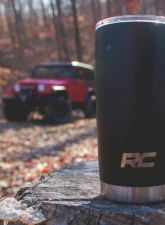 Rough Country 20 OZ Double Wall Stainless Steel Tumbler with BPA-Free Lid - Black                                     - T20 - Image 6