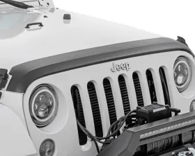 Rough Country Trail Cladding Hood Protector for Jeep Wrangler 2007-2017, UV-Resistant Thermoplastic