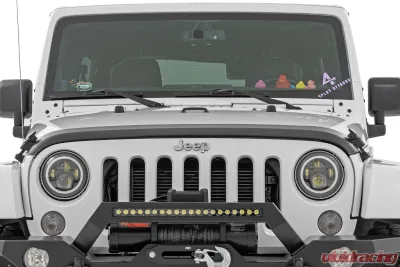 Rough Country Trail Cladding Hood Protector for Jeep Wrangler 2007-2017, UV-Resistant Thermoplastic - TC105200