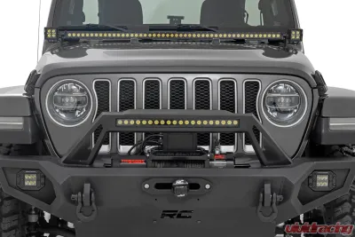 Rough Country Trail Cladding Hood Protector for Jeep Wrangler 2019-2024, Durable UV-Resistant Finish - TC105202