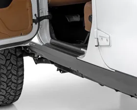 Rough Country Trail Cladding Rocker Sill Plates Jeep Wrangler Unlimited 2WD | 4WD 07-18