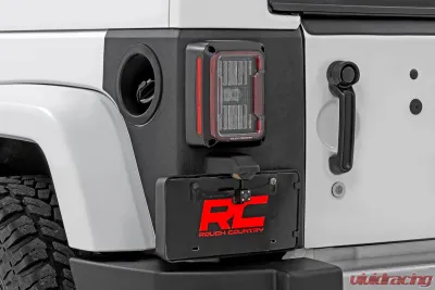 Rough Country Trail Cladding Rear Corners for Jeep Wrangler 2007-2017, UV Protected - TC13022