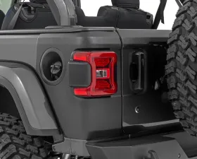 Rough Country Trail Cladding Rear Corners for 2019-2024 Jeep Wrangler, UV Protected