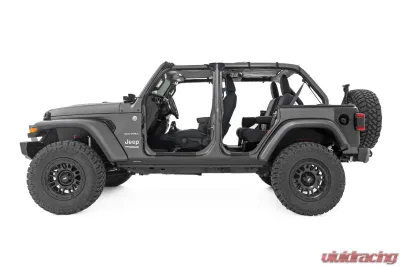 Rough Country Trail Cladding Rear Corners for 2019-2024 Jeep Wrangler, UV Protected - TC13026