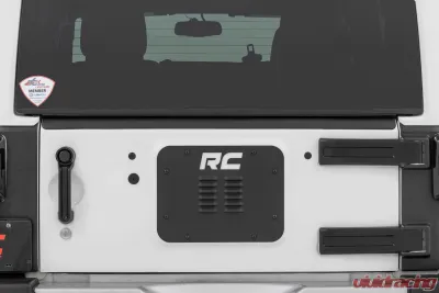 Rough Country Trail Cladding Tailgate Protector for Jeep Wrangler 2007-2017, Thermoplastic, UV-Resistant - TC73260