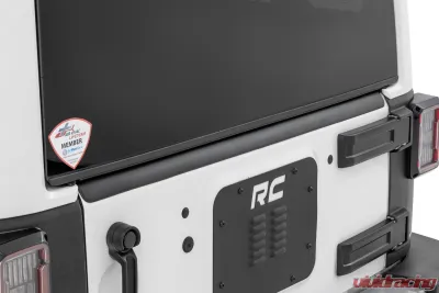 Rough Country Trail Cladding Tailgate Protector for Jeep Wrangler 2007-2017, Thermoplastic, UV-Resistant - TC73260