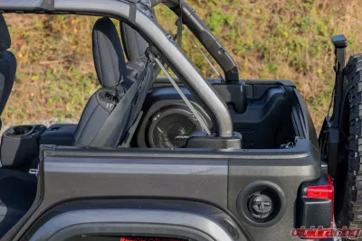 Rough Country Tailgate Protector for Jeep Wrangler 2019-2024, Heavy-Duty Thermoplastic, UV-Resistant - TC73262