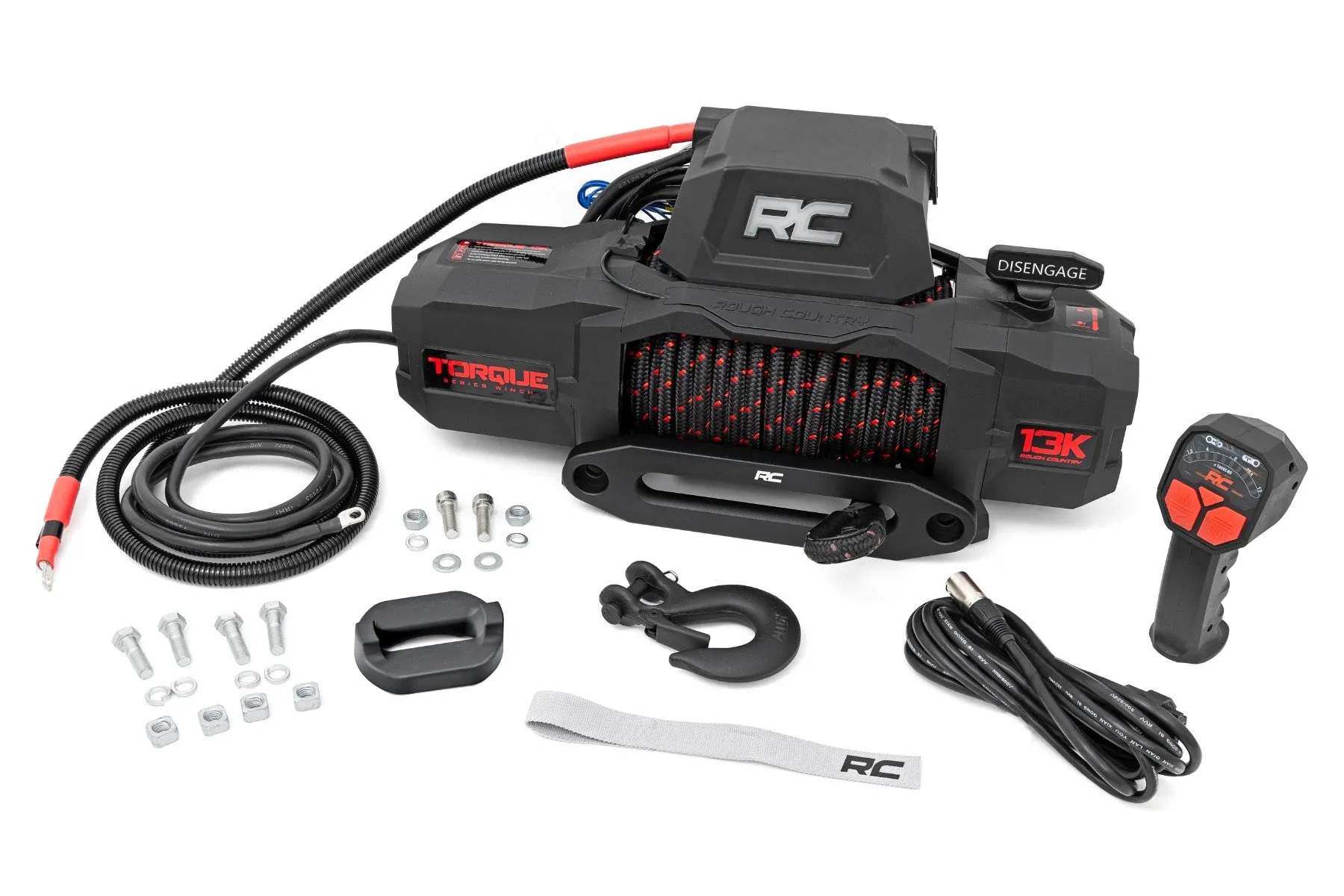 Rough Country 13000-Lb Torque Winch - TS13000S