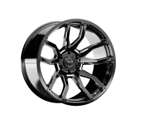 Rough Country Torque Impact Wheels 20x9 6x5.5 -12mm Gloss Black Milled Accents