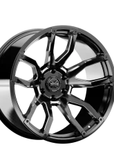 Rough Country Torque Impact Wheels 20x9 6x5.5 -12mm Gloss Black Milled Accents                                     - TW403C-20908433-12 - Image 4