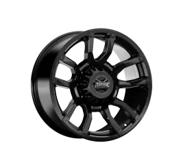 Rough Country Torque Impact Wheel 20x9 Satin Black 8x180 for Chevrolet Silverado & GMC Sierra