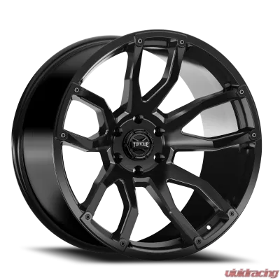 Rough Country Torque Impact Wheel 20x9 Satin Black 8x180 for Chevrolet Silverado & GMC Sierra - TW403C-2090980400