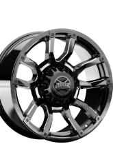 Rough Country Torque Impact Wheels 20x9 8x180 Gloss Black Milled Accents for Chevrolet GMC                                     - TW403C-2090983300 - Image 4
