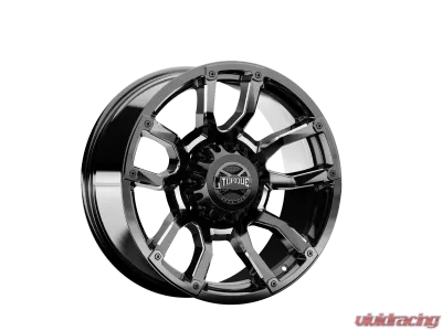 Rough Country Torque Impact Wheels 20x9 8x180 Gloss Black Milled Accents for Chevrolet GMC - TW403C-2090983300