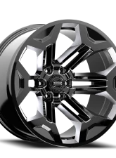 Rough Country Torque Pulse Wheel 20x9 Gloss Black 6x5.5 for Chevy, GMC, Toyota, Nissan                                     - TW405C-2090843300 - Image 4