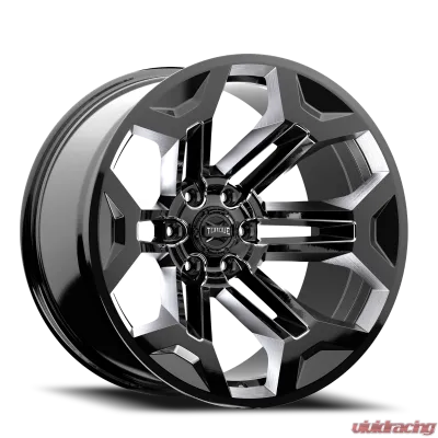 Rough Country Torque Pulse Wheel 20x9 Gloss Black 6x5.5 for Chevy, GMC, Toyota, Nissan - TW405C-2090843300