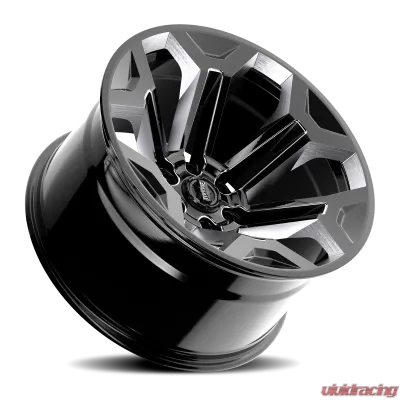 Rough Country Torque Pulse Wheel 20x9 Gloss Black 6x5.5 for Chevy, GMC, Toyota, Nissan - TW405C-2090843300