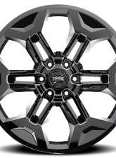 Rough Country Torque Pulse Wheel 20x9 Gloss Black 6x5.5 for Chevy, GMC, Toyota, Nissan                                     - TW405C-2090843300 - Image 4