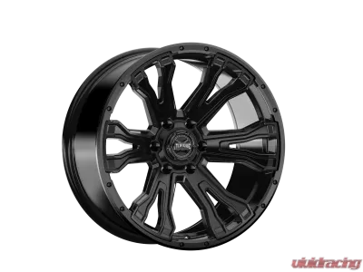Rough Country Torque Prime Wheel 20x9 6x135 -12mm Satin Black for Ford Bronco F-150 2004-2024 - TW407C-20903604-12