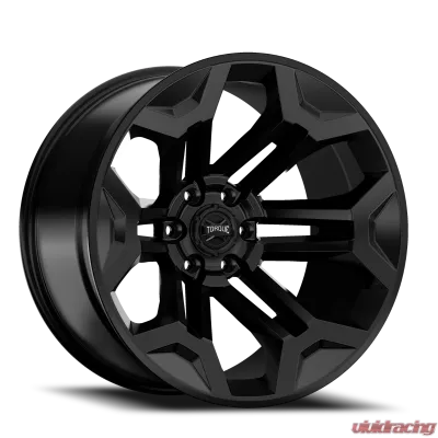 Rough Country Torque Prime Wheel 20x9 Satin Black -12mm 6x5.5 Fit Cadillac, Chevrolet, Ford, GMC, Jeep, Nissan, Toyota - TW407C-20908404-12