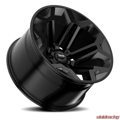 Rough Country Torque Prime Wheel 20x9 Satin Black -12mm 6x5.5 Fit Cadillac, Chevrolet, Ford, GMC, Jeep, Nissan, Toyota - TW407C-20908404-12