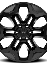 Rough Country Torque Prime Wheel 20x9 Satin Black -12mm 6x5.5 Fit Cadillac, Chevrolet, Ford, GMC, Jeep, Nissan, Toyota                                     - TW407C-20908404-12 - Image 4
