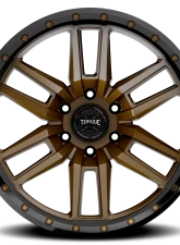Rough Country Torque Pritchett Wheel 20x9 Bronze with Black Lip -12mm 6x135 Fit Ford Bronco 2022-2024                                     - TW411C-20903607-12 - Image 2