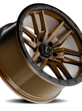 Rough Country Torque Pritchett Wheel 20x9 Bronze with Black Lip -12mm 6x135 Fit Ford Bronco 2022-2024                                     - TW411C-20903607-12 - Image 4